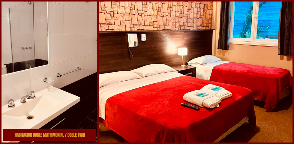 HABITACION DOBLE HOTEL ESPAÑA NECOCHEA